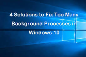 background processes in windows 10