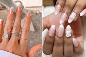 french ombré nails are a romantic twist