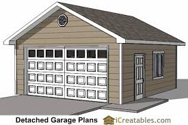 Diy 2 Car Garage Plans 24x26 24x24