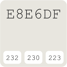 E8e6df Hex Color Code Schemes Paints