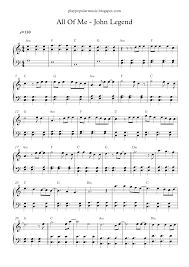 Free Piano Sheet Music All Of Me John Legend Pdf Whats Going On