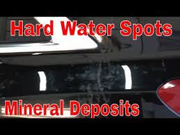 hard water spots