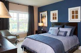 Cobalt Blue Bedroom Fusion Bedroom