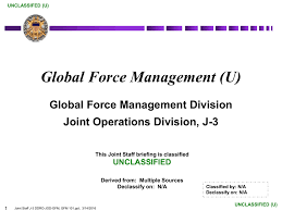 Global Force Management National Security Training