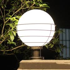 outdoor lighting ball column light