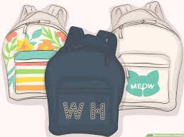 4 ways to decorate a bag wikihow