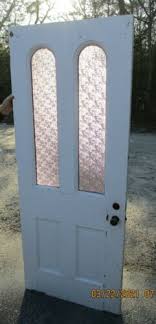exterior door 2 panes purple privacy