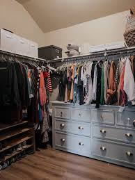 how i organized my closet on a major