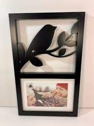 3d Bird On Branch Picture Frame Wall