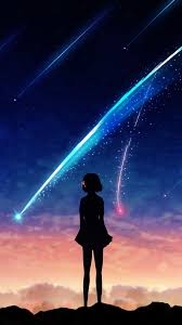 This hd wallpaper is about your name illustration, kimi no na wa, minimalism, sky, two people, original wallpaper dimensions is 1920x1080px, file size is 61.16kb. Your Name Anime Wallpapers Top Free Your Name Anime Backgrounds Wallpaperaccess