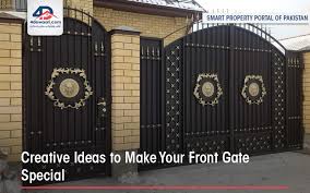 creative ideas to make your front gate