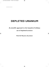Answered 4 years ago · author has 350 answers and 484.7k answer views no. Pdf Depleted Uranium