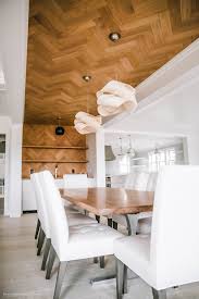 wood ceilings and accent walls