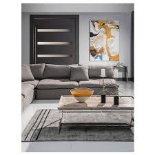 Nube Gray Corner Sofa With 5pcs 3
