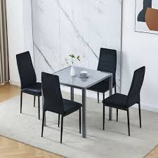 Small Table And Chairs Black