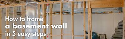 How To Frame A Basement Wall Kent