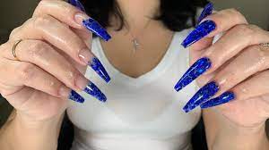 encapsulate glitter in acrylic nails