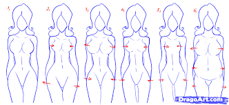 Step by step video tutorial explain. How To Draw Female Figures Draw Female Bodies Step By The Bloody Reaper On Deviantart