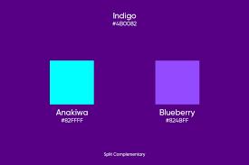indigo color hex code shades and