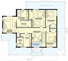 Home Floor Plan Featuring A Loft