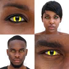Lens.com, inc., a leading online destination for contact lenses since 1995, offers consumers all the popular brands of contact lenses at wholesale prices with convenient quick. Yellow Cat Colored Prescription Contact Lenses Realistic Eye