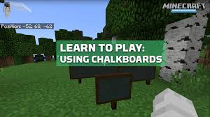 Your browser can't play this video. Learn To Play Using Chalkboards Minecraft Education Edition