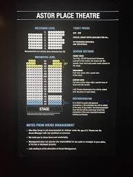 Astor Place Theatre Seating Chart Facebook Lay Chart