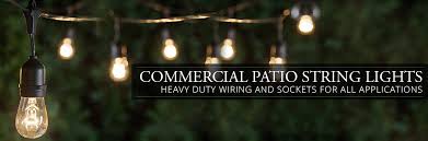 commercial outdoor string lights yard