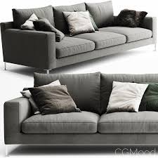 b b italia harry 3 seater sofa 3d