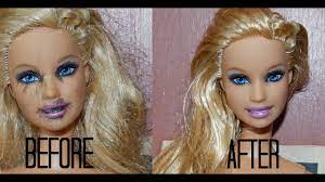how to clean up thrift barbies