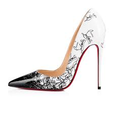 So Kate 120 Black Snow Patent Degraloubi Women Shoes