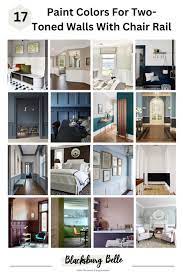 17 paint colors for two toned walls