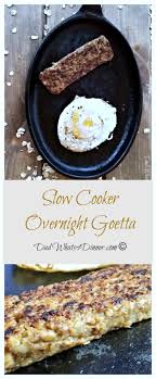 slow cooker overnight goetta