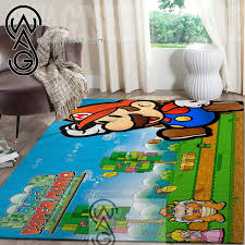 super mario 3d area rug gaming floor