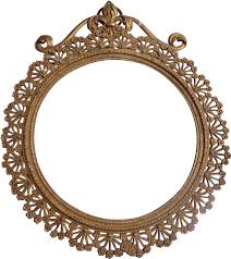fancy oval frame clipart large size