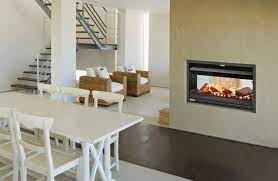 Universal Double Sided Wood Fireplace