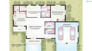 2 Bedroom House Plans With Garage