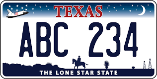 do you need a front license plate in texas