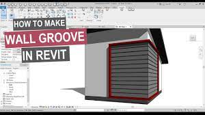 wall groove in revit revit tutorial
