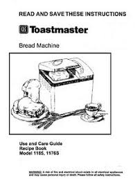 There are tons of recipes in the instruction manual. Toastmaster Bread Maker Machine 1185 Operator Instruction Manual Recipes Cd Ebay