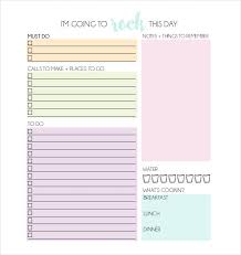 31 daily planner templates pdf doc