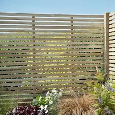 Contemporary Slatted Fence Panel