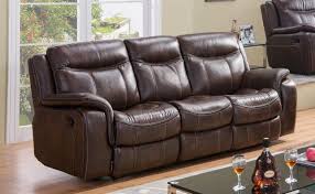 braylon classic brown reclining sofa in