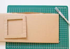 how to make a cardboard diy photo frame