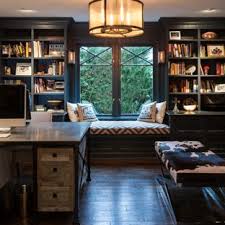 75 Most Popular Dark Wood Floor Home Office Design Ideas For 2019