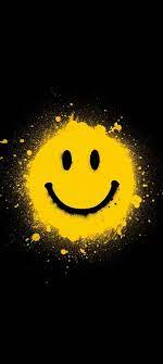 smiley face yellow backgrounds 720x1600