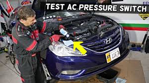 how to test ac pressure switch on