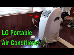 how to use lg portable air conditioner