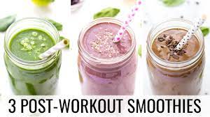 3 post workout smoothies healthy