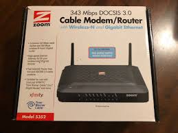 zoom docsis 3 0 5352 cable modem router